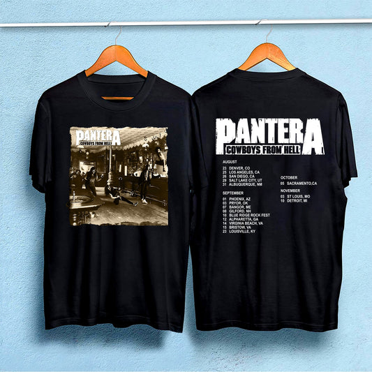 Cowboy from the hell Tour 2023 Mayhem Skull Band Shirt