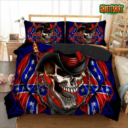Cowboy Skull Bed Sheets Duvet Cover Bedding Set