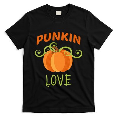 CUTE PUNKIN LOVE Halloween Costume Gift T-Shirt