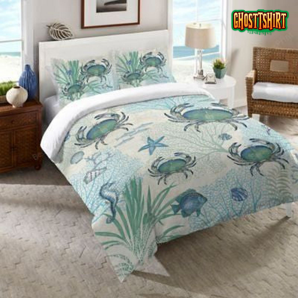 Crab Duvet Cover Bedding Set