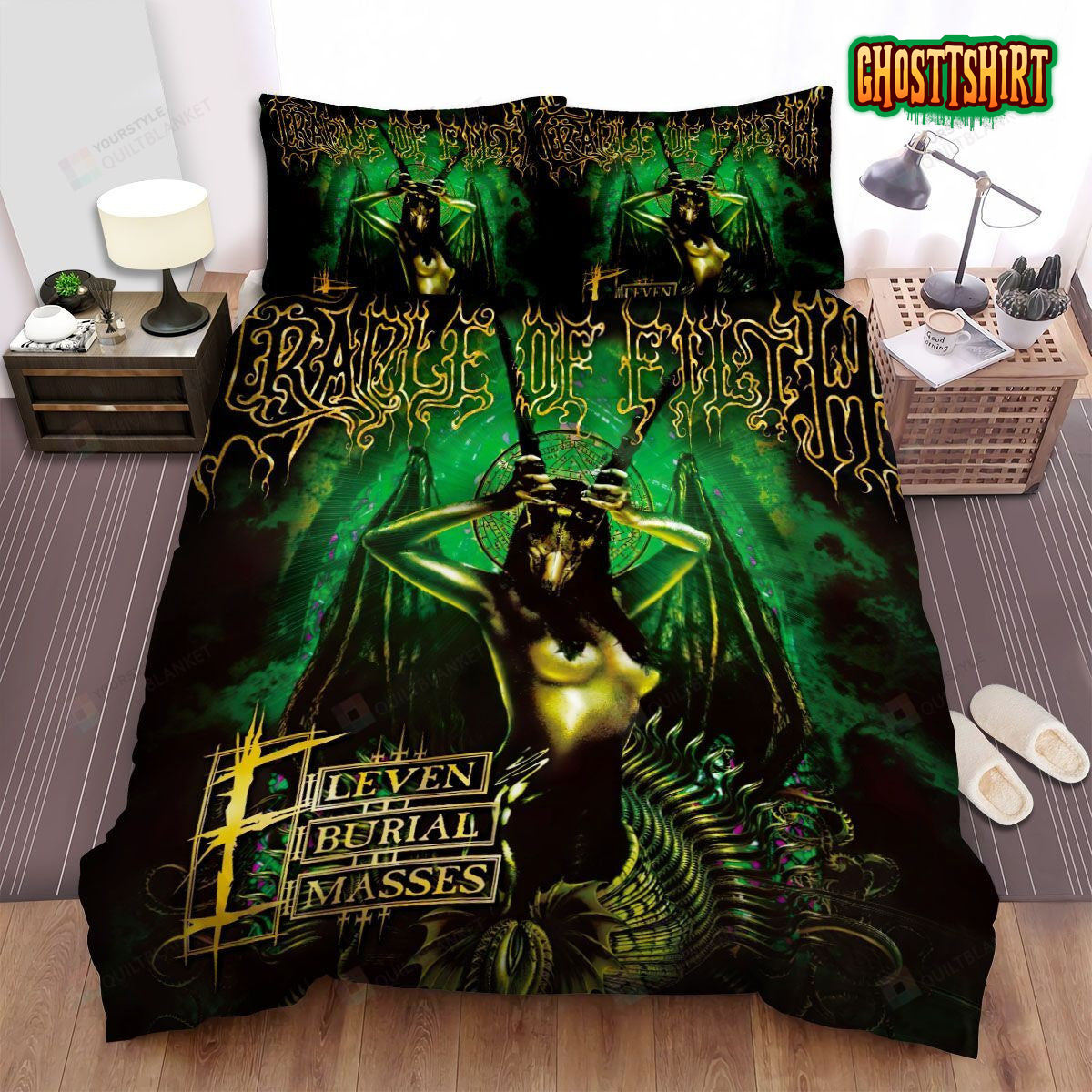 Cradle Of Filth Music Bed Sheets Duvet Cover Bedding Set