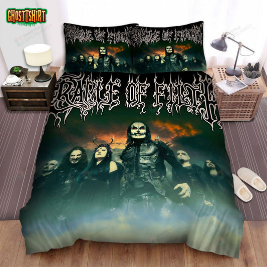 Cradle Of Filth Music Poster Bed Sheets Spread Comforter Duvet Cover Bedding Set
