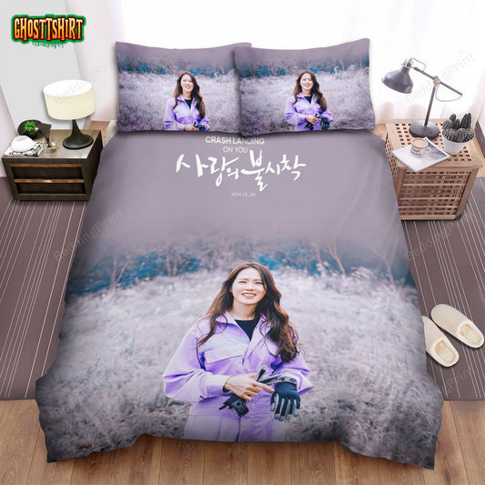 Crash Landing On You (2019–2020) Son Ye Jin Poster Bed Sheets Duvet Cover Bedding Set