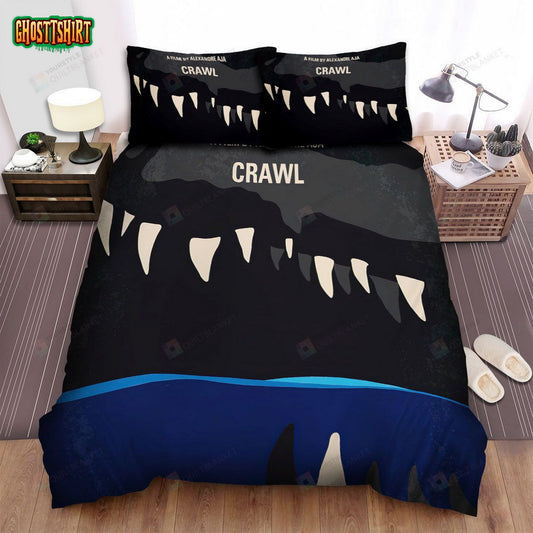 Crawl (I) Movie Art Bed Sheets Spread Comforter Duvet Cover Bedding Set Ver 2