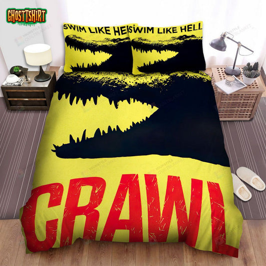 Crawl (I) Movie Poster Bed Sheets Spread Comforter Duvet Cover Bedding Set