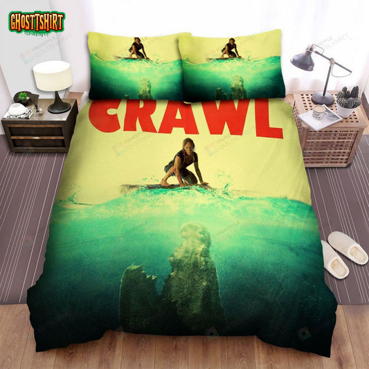 Crawl (I) Movie Poster Bed Sheets Spread Comforter Duvet Cover Bedding Set Ver 1