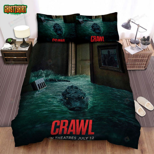 Crawl (I) Movie Poster Bed Sheets Spread Comforter Duvet Cover Bedding Set Ver 3