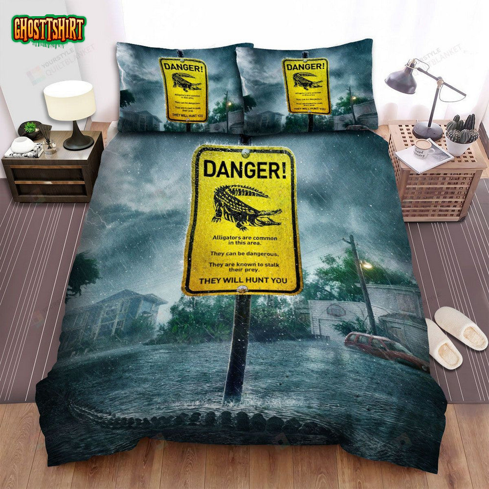 Crawl (I) Movie Poster Bed Sheets Spread Comforter Duvet Cover Bedding Set Ver 5