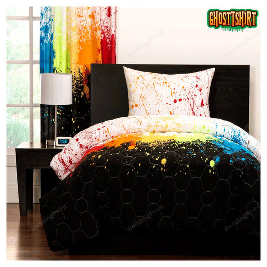Crayola Cosmic Burst Bed Sheets Duvet Cover Bedding Set