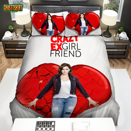 Crazy Ex-Girlfriend (2015–2019) I Can Fix This Movie Poster Bed Sheets Duvet Cover Bedding Set