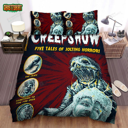 Creepshow Five Tales Of Jolting Horror Bed Sheets Spread Comforter Duvet Cover Bedding Set