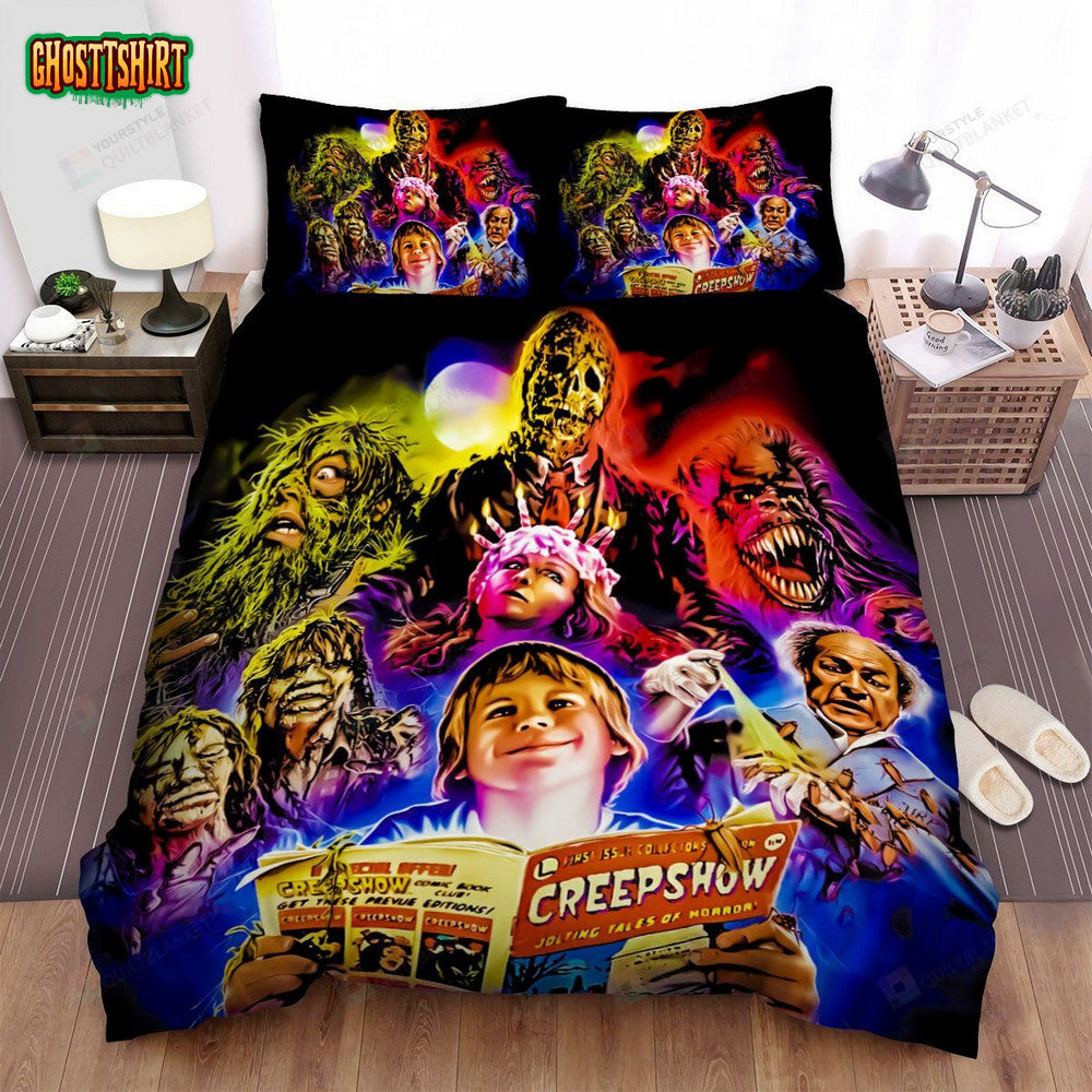 Creepshow Paintings Of Characters Bed Sheets Spread Comforter Duvet Cover Bedding Set