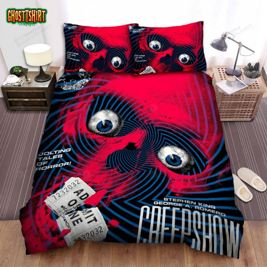Creepshow Skulls Bed Sheets Spread Comforter Duvet Cover Bedding Set