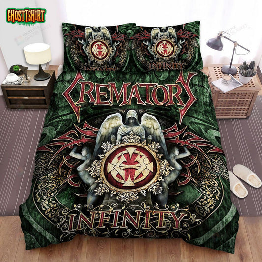 Crematory Album Cover Infinity Bed Sheets Spread Comforter Duvet Cover Bedding Set