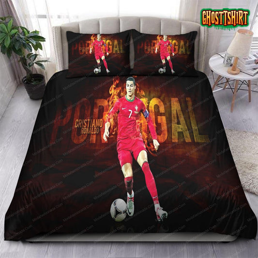 Cristiano Ronaldo Captain, Legend, Leader Portugal 38 Bedding Set