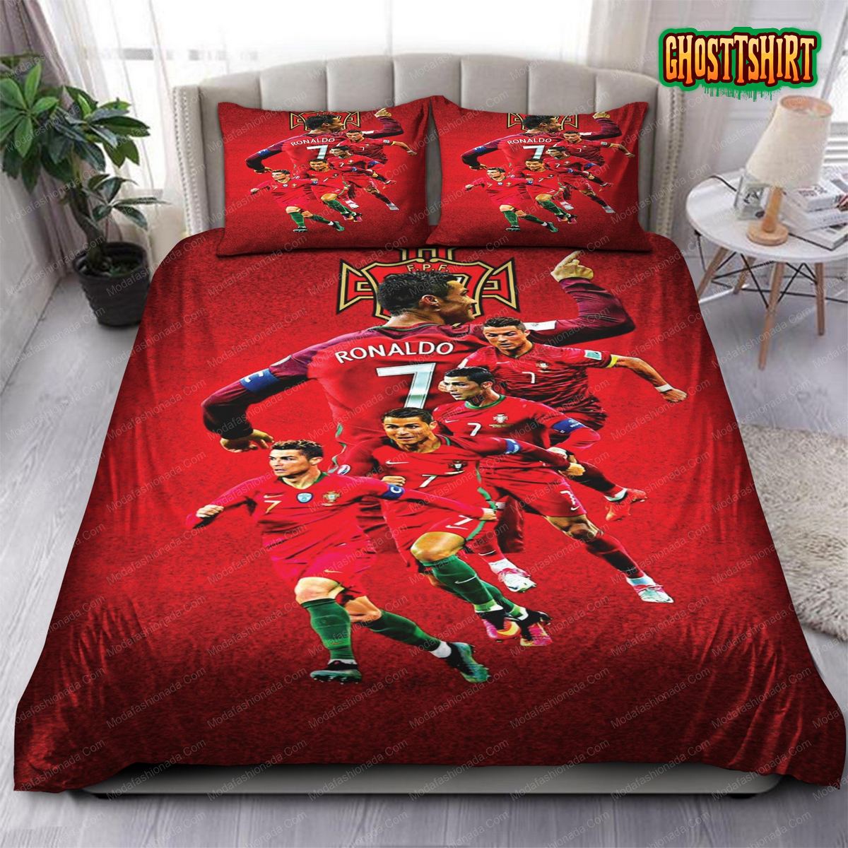 Cristiano Ronaldo Captain, Legend, Leader Portugal 41 Bedding Set
