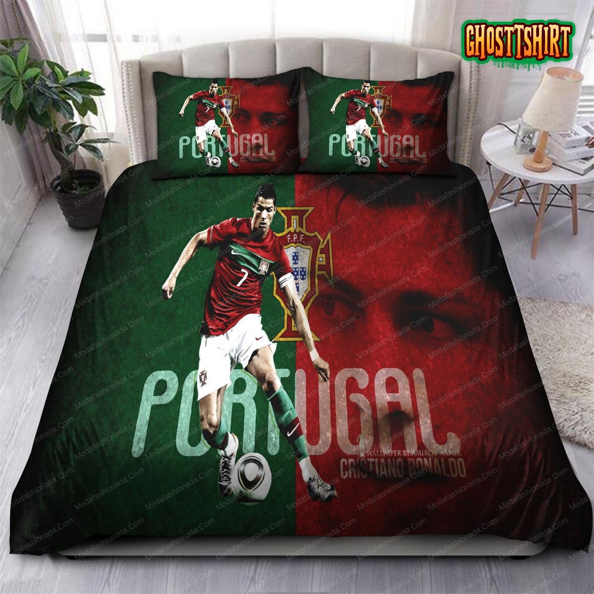 Cristiano Ronaldo Captain Legend Portugal 39 Bedding Set