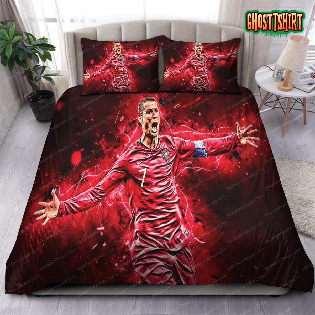Cristiano Ronaldo Captain Legend Portugal 45 Bedding Set
