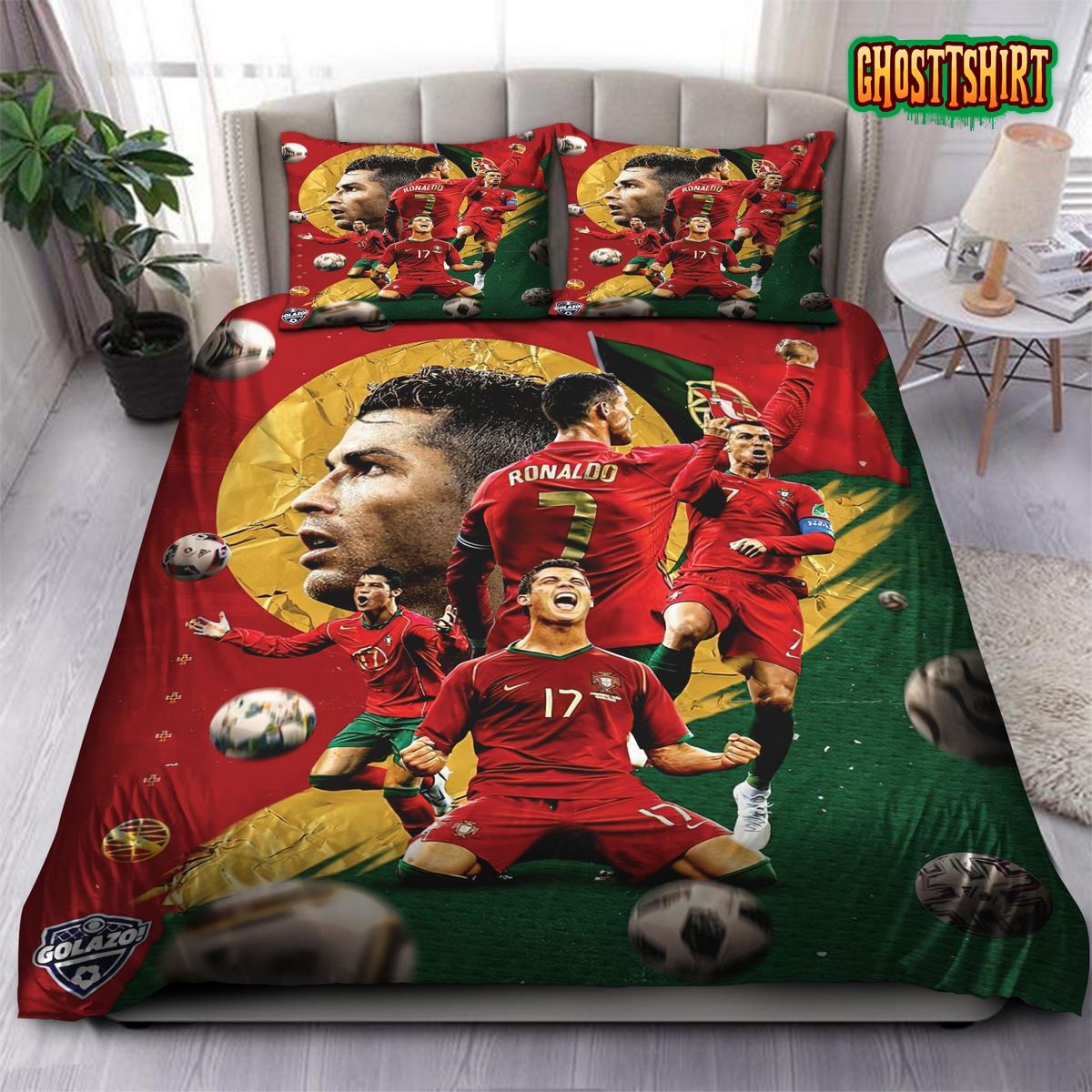 Cristiano Ronaldo Portugal Bedding Set