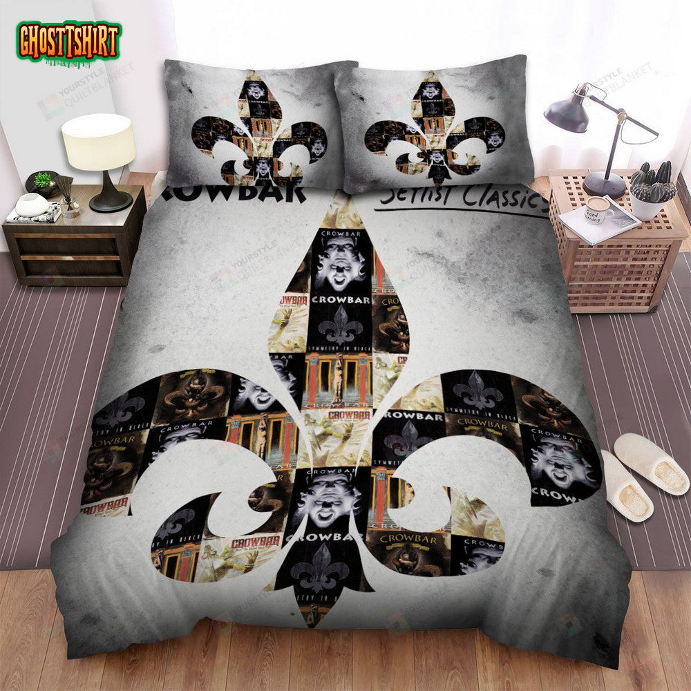 Crowbar Band Setlist Classics Album Cover Bed Sheets Spread Comforter Duvet Cover Bedding Set