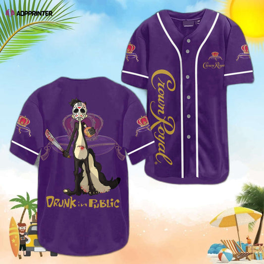 Crown Royal Baseball Jersey: Stand Out in Style and Show Your Love for the Classic Whiskey! - Aopprinter