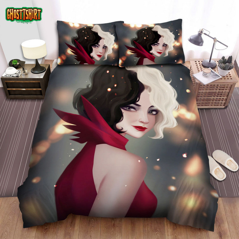 Cruella Movie Art 11 Bed Sheets Spread Comforter Duvet Cover Bedding Set