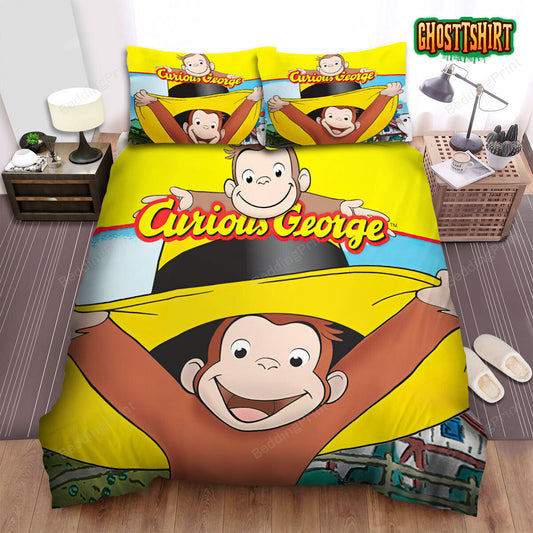 Curious George The Poster Bed Sheets Spread Duvet Cover Bedding Set