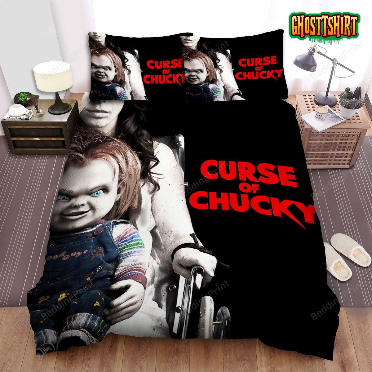 Curse Of Chucky Poster 5 Bed Sheets Duvet Cover Bedding Set