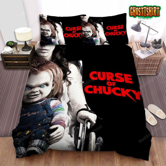 Curse Of Chucky Poster 5 Bed Sheets Duvet Cover Bedding Set