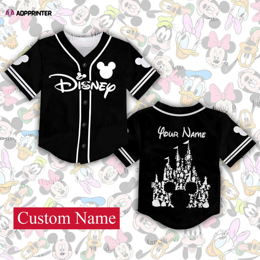 Custom Ddisneyland Baseball Jersey Ddisney Vacation Matching Shirt Personalized Ddisney Baseball Game Day Outfit For Baseball Fan Player - Aopprinter