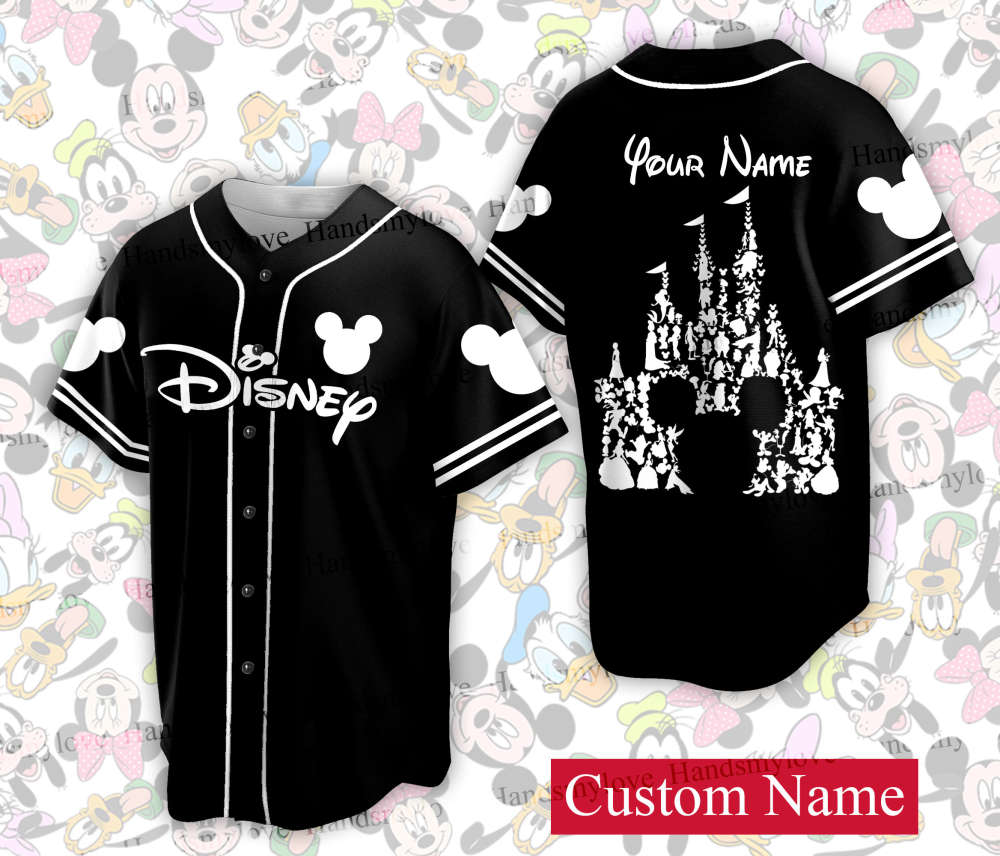 Custom Ddisneyland Baseball Jersey Ddisney Vacation Matching Shirt Personalized Ddisney Baseball Game Day Outfit For Baseball Fan Player - Aopprinter