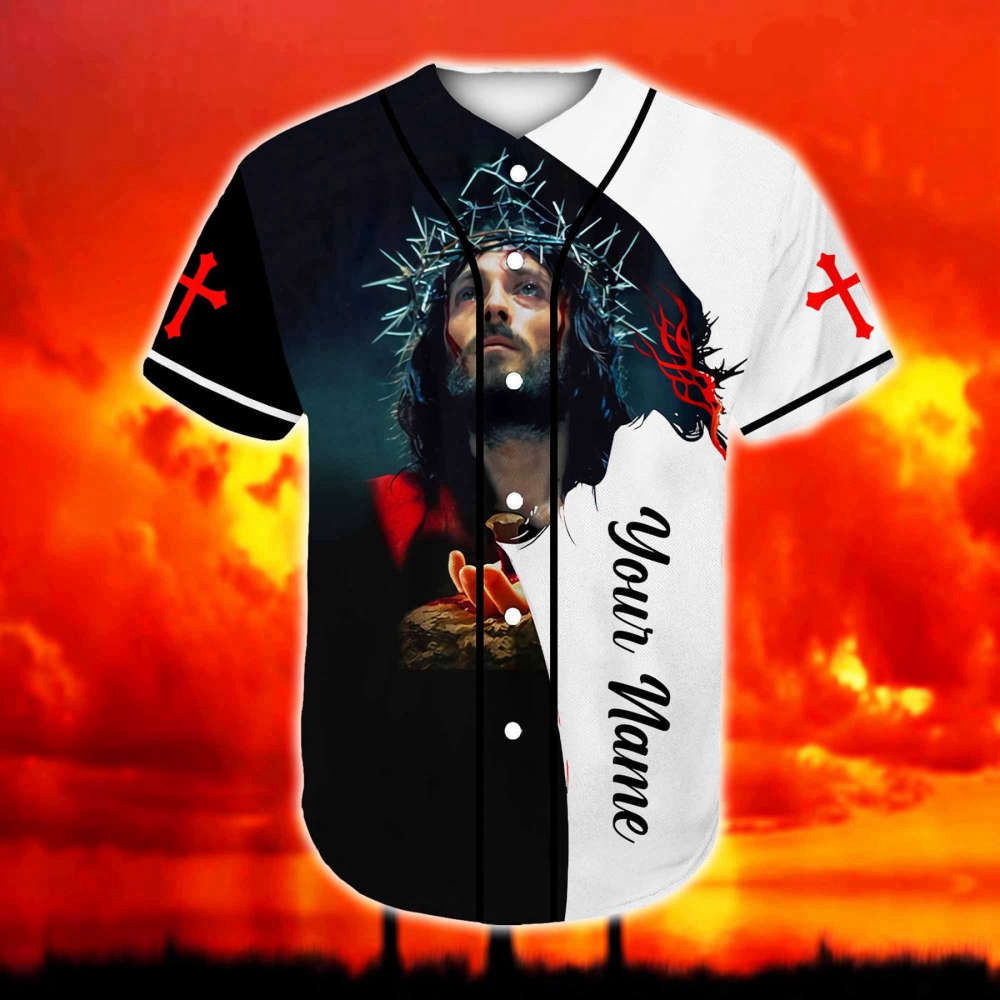 Custom name Believe And Have Faith Christian Baseball Jersey | Colorful | Adult Unisex | S - 5XL Full Size - Aopprinter