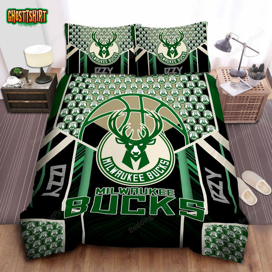 Custom Name Milwaukee Bucks Bedding Set