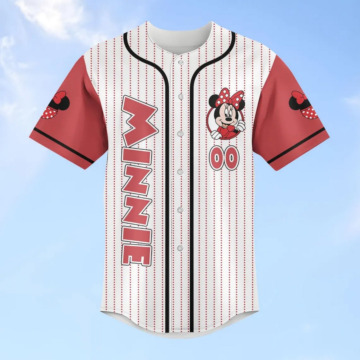 Custom Name Minnie Disney Family Vacation 2025 Baseball Jersey