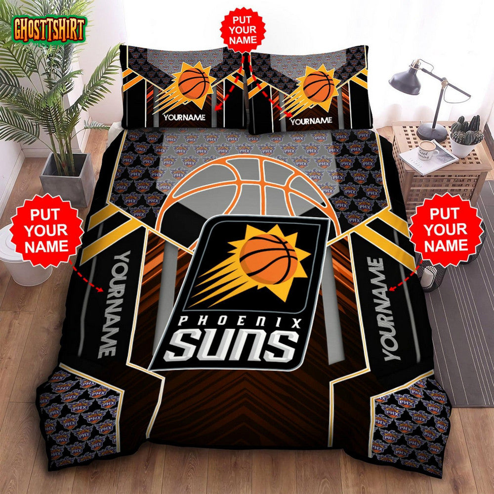 Custom Name Phoenix Suns Bedding Set
