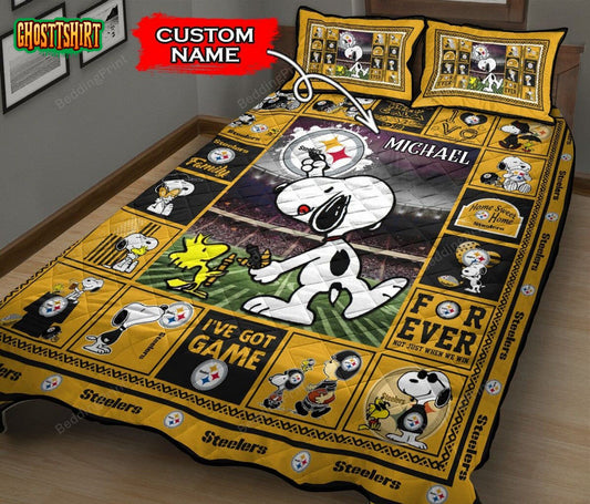 Custom Name Pittsburgh Steelers Bedding Set