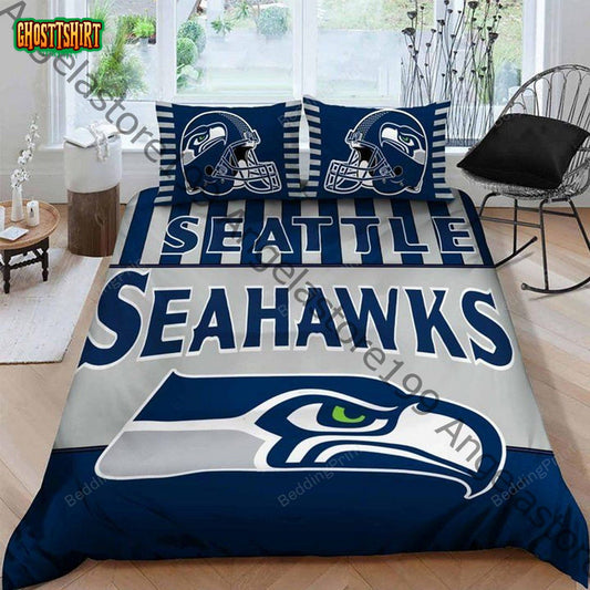 Custom Name Seattle Seahawks Bedding Set Ver 1
