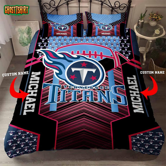 Custom Name Tennessee Titans Bedding Set