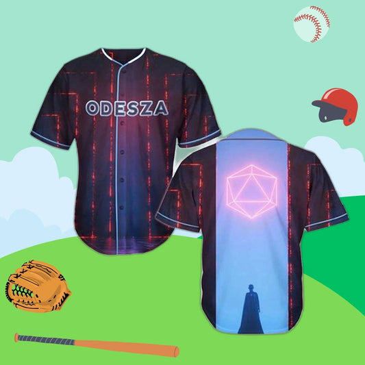 Custom Odesza Baseball Jersey: Personalized Digital Rave EDM Gear - Aopprinter