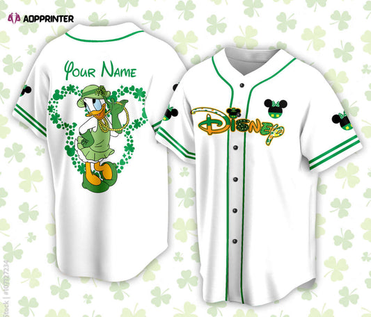 Custom Saint Patrick Day Disneyland Baseball Jersey Personalized Mickey St Patrick Family Vacation Trip Jersey Jersey For Baseball Lovers - Aopprinter