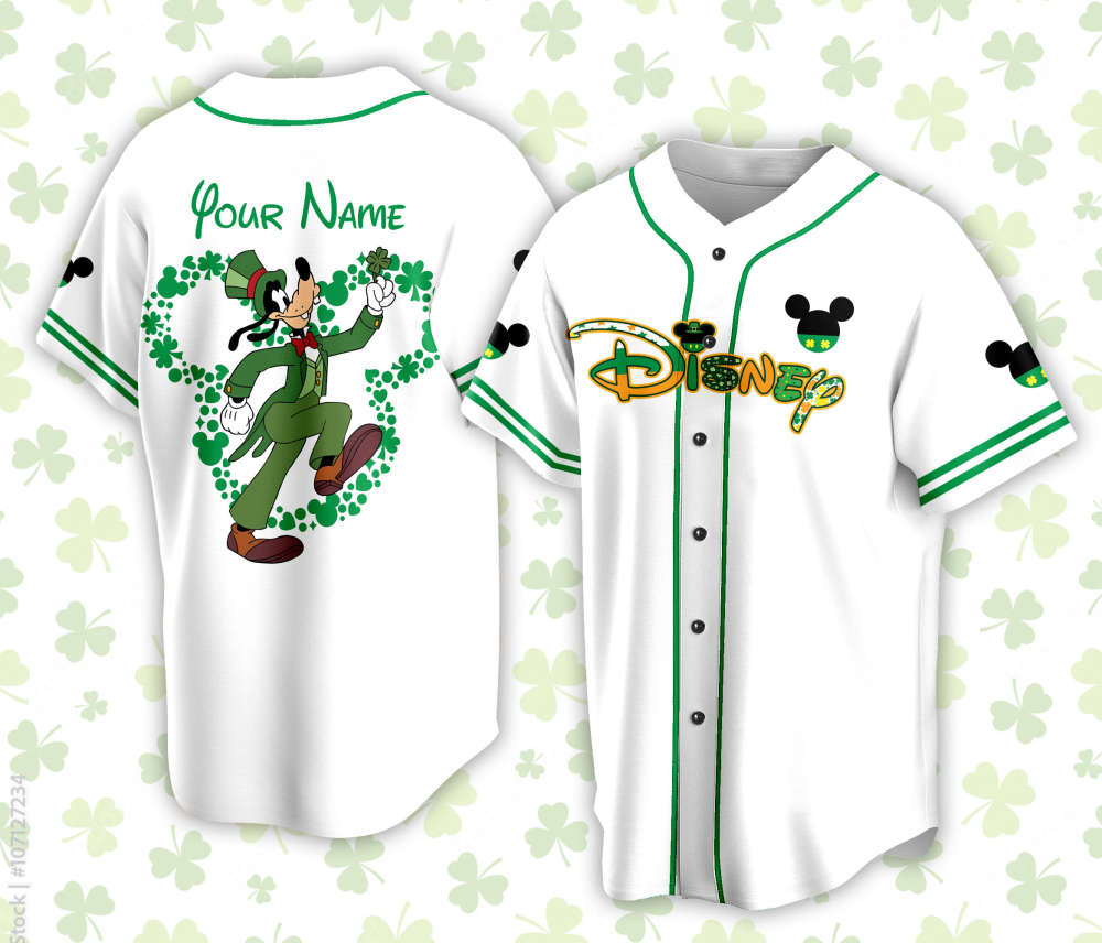 Custom Saint Patrick Day Disneyland Baseball Jersey Personalized Mickey St Patrick Family Vacation Trip Jersey Jersey For Baseball Lovers - Aopprinter