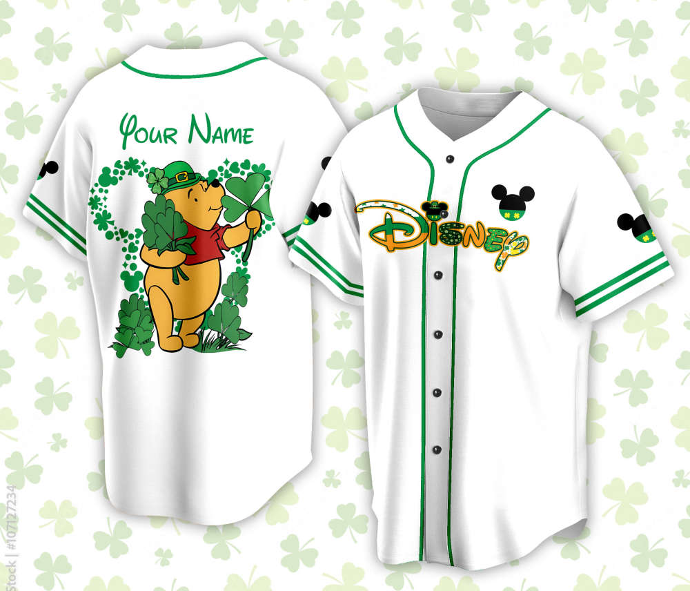 Custom Saint Patrick Day Disneyland Baseball Jersey Personalized Mickey St Patrick Family Vacation Trip Jersey Jersey For Baseball Lovers - Aopprinter