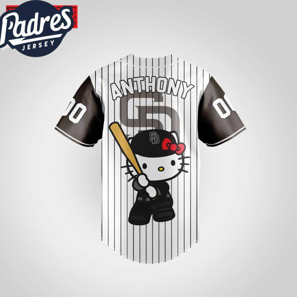 Get Your Custom San Diego Padres Hello Kitty Baseball Jersey Now! - Bafud