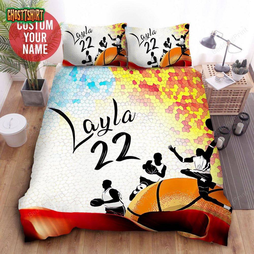 Customize Basketball Duvet Cover Bedding Set