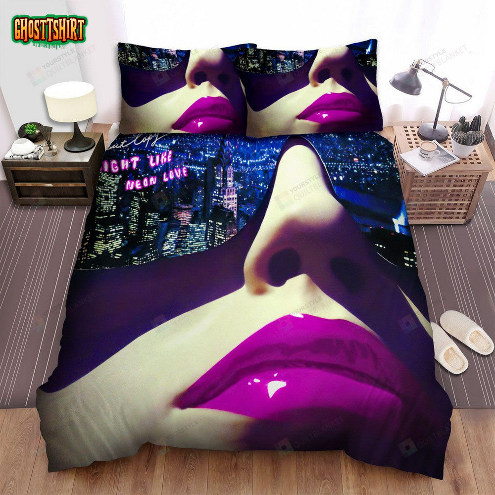 Cut Copy Band Album Bright Like Neon Love Bed Sheets Spread Comforter Duvet Cover Bedding Set