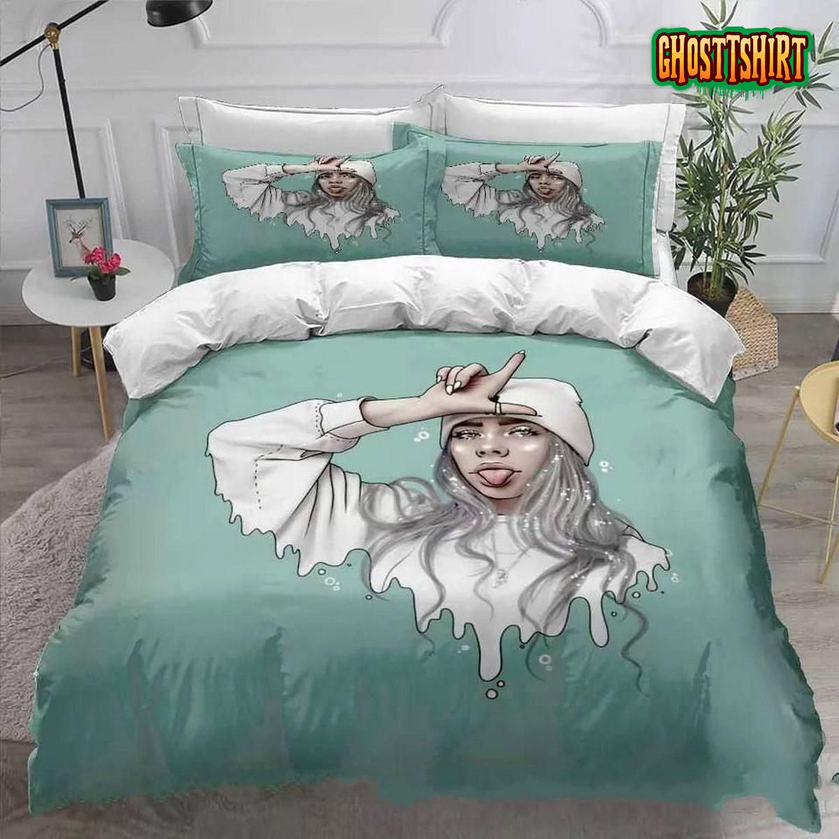 Cute Billie Eilish Bellyache Bedding Set