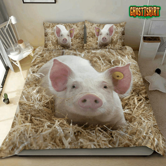 Cute Pig Bed Sheets Duvet Cover Bedding Set
