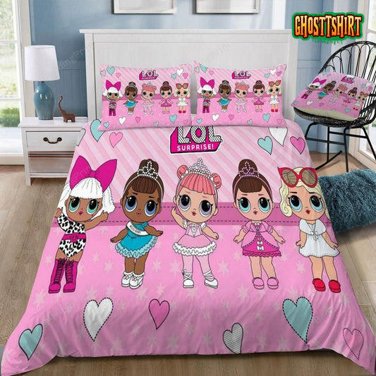 Cute Pink L.O.L Surprise -Bedding Kids Bedding Set