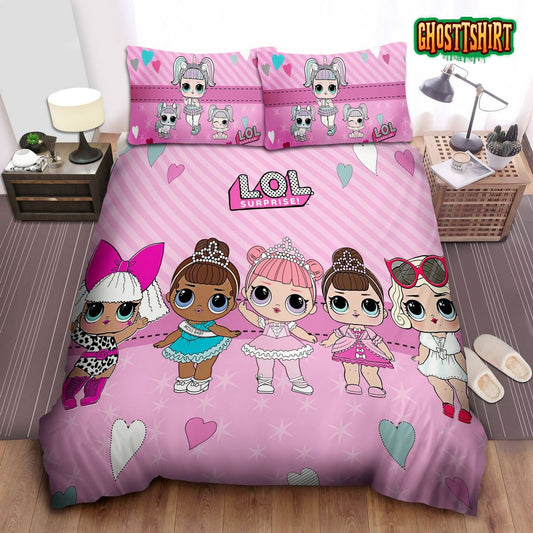 Cute Pink! L.O.L Surprise Bedding Set