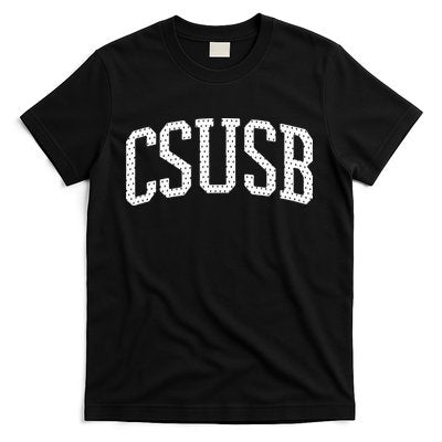 CSUSB Vintage Retro College Athletic Sports T-Shirt